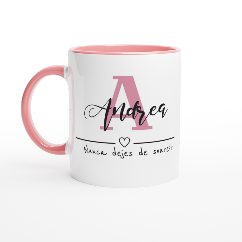 Taza inicial con dedicatoria - Personalizada