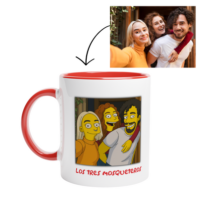 Taza estilo Simpson Personalizada - Foto