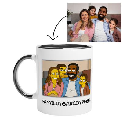 Taza estilo Simpson Personalizada - Foto