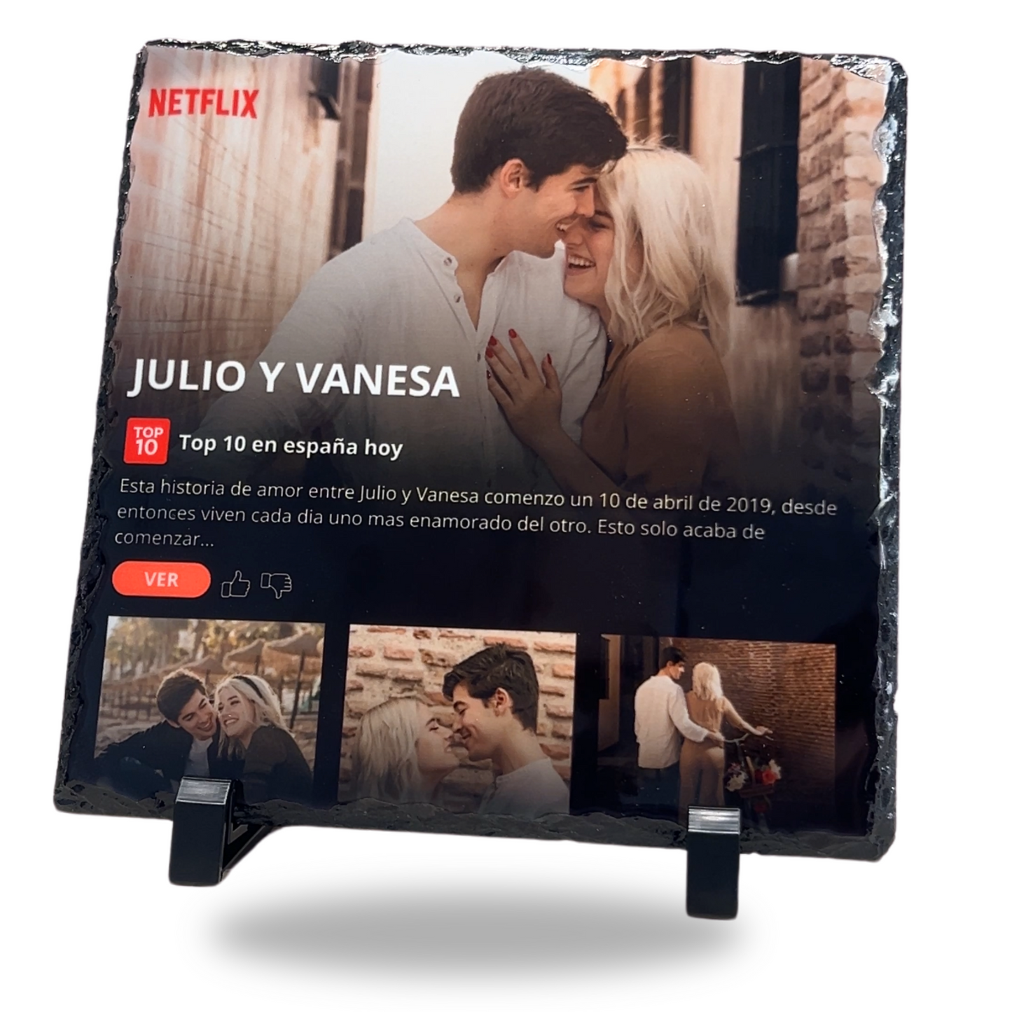 Placa Netflix de Pizarra - Personalizada